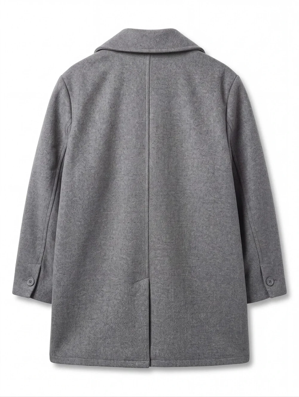 Women's Gray Coat Details International Size 3X